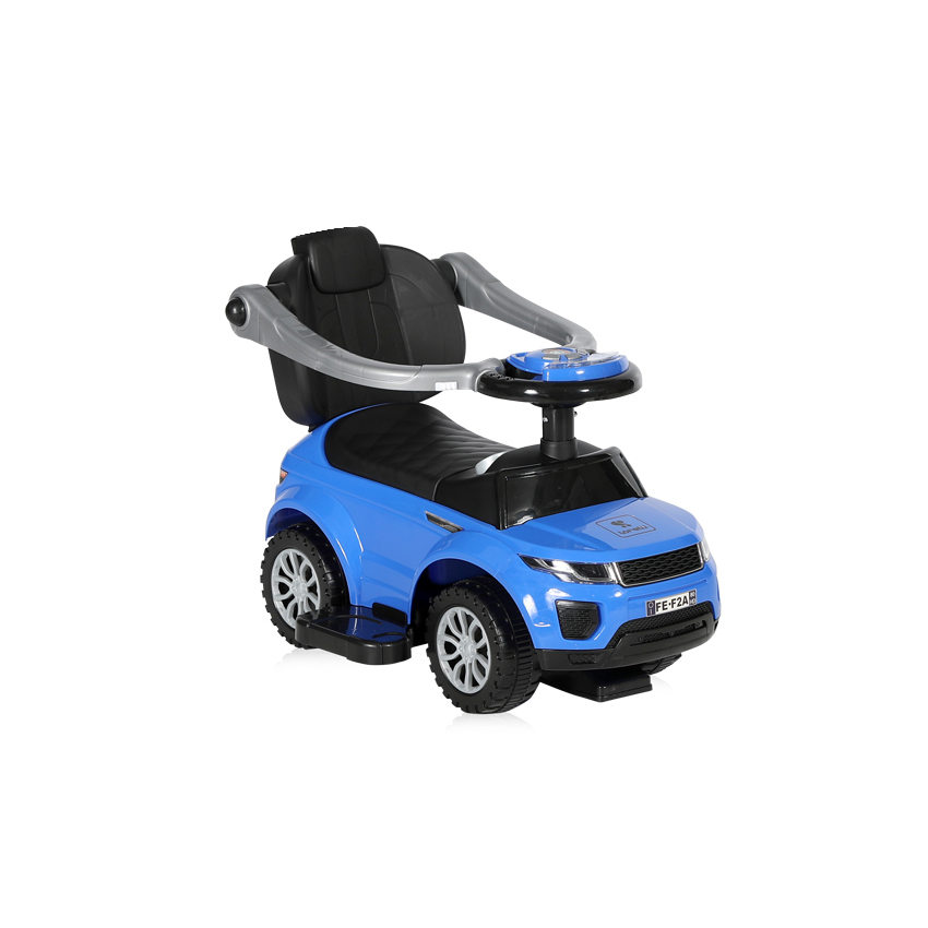 voiture à pousser tout terrain avec poignet bleu