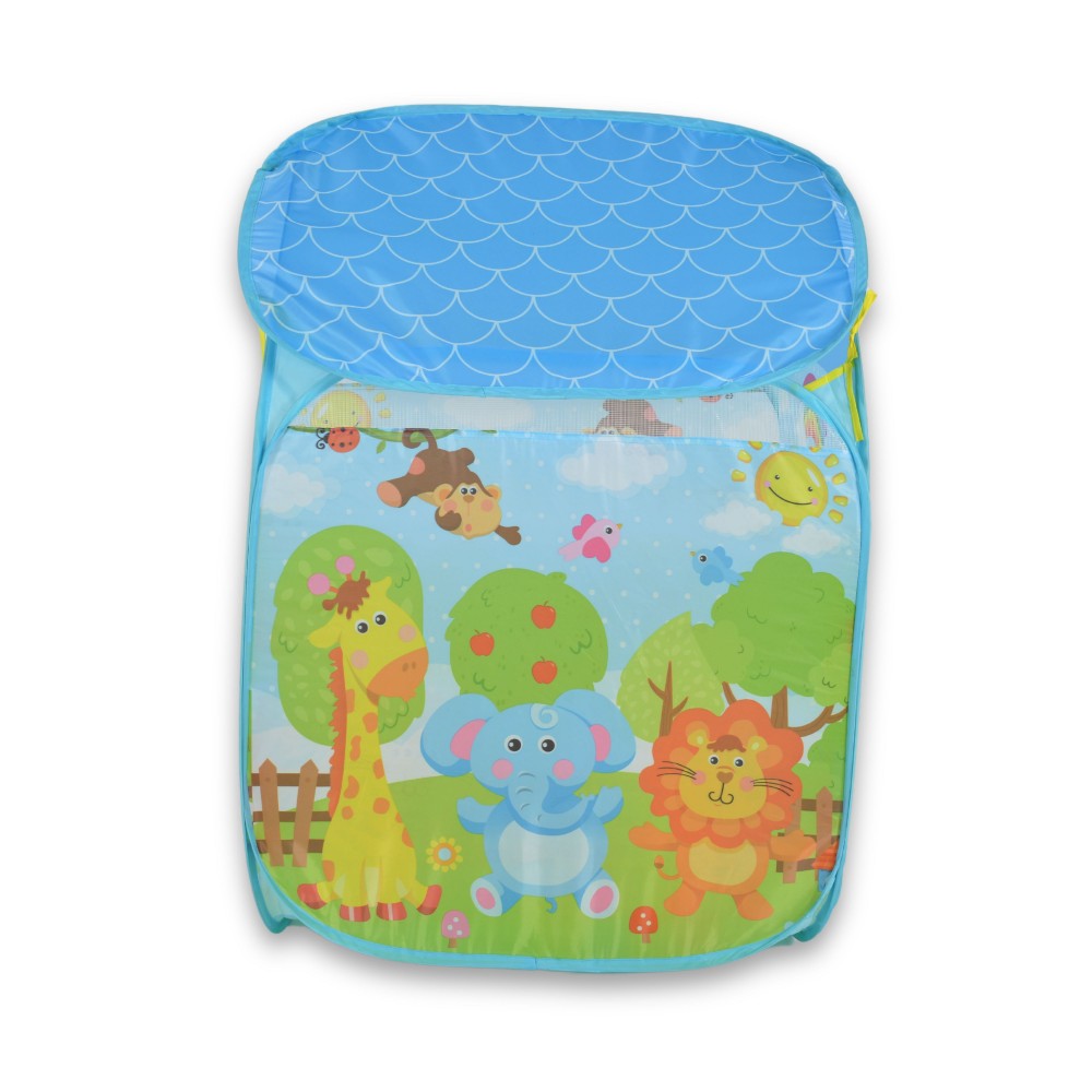 Tente de Jeu Cabane Pliable avec 50 Balles Colorées