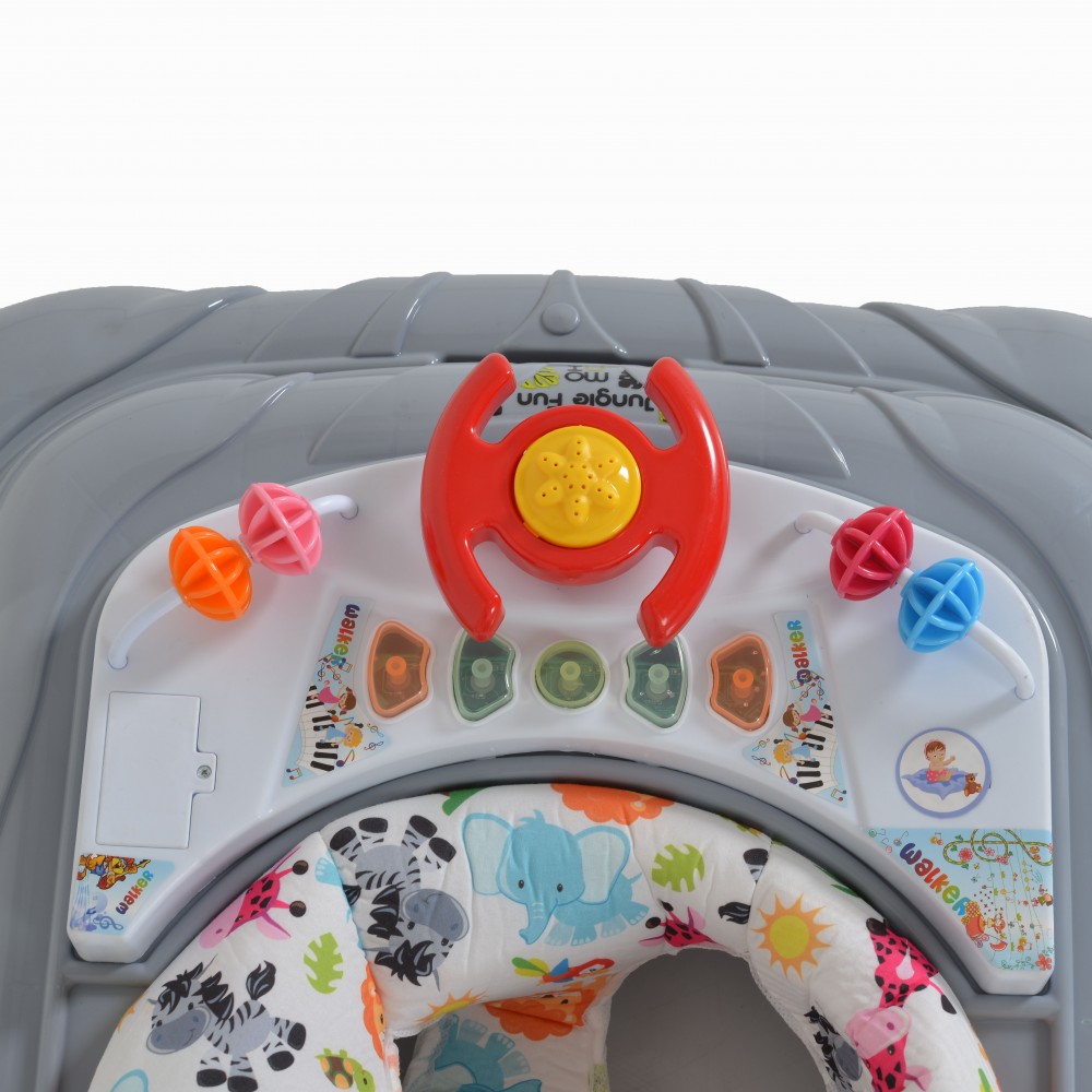 Marche bébé Jungle gris