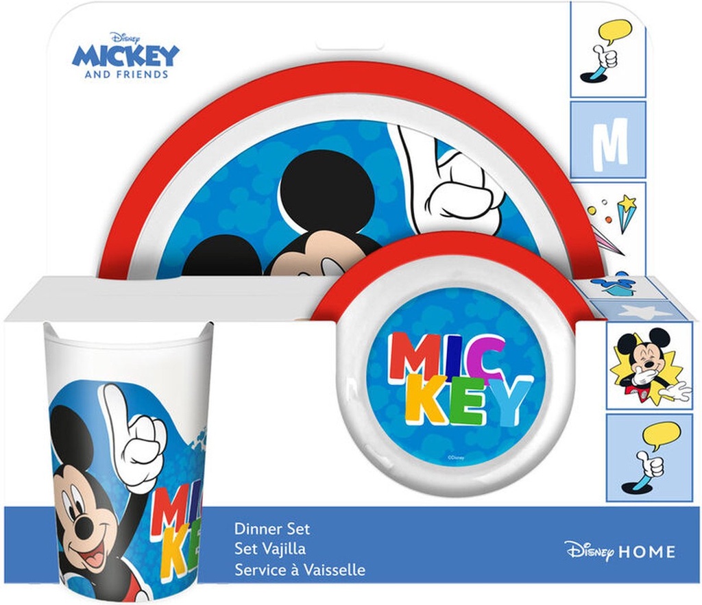 [840432] Disney Mickey Mouse - Set petit-déjeuner