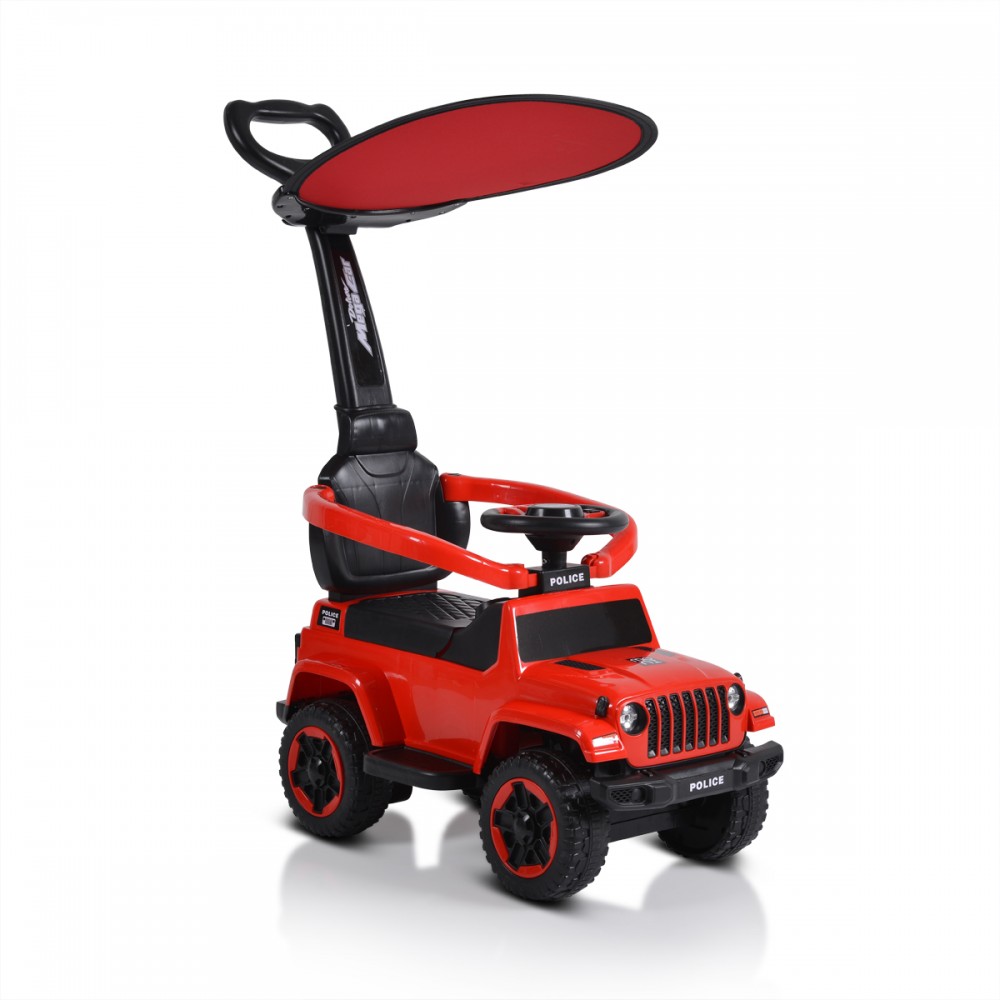 voiture à pousser police rouge