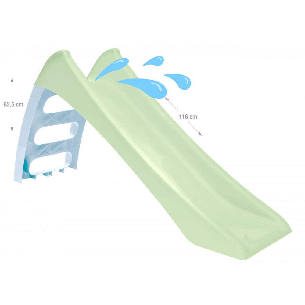 [5907442128017] Toboggan Enfant 2-en-1 : Glisse Sèche & Water Slide (1-3 Ans)