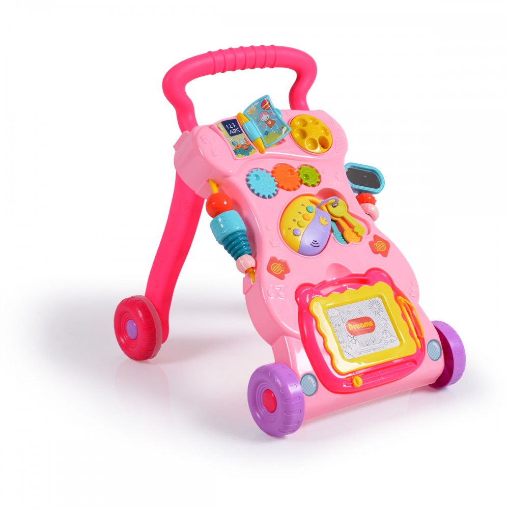 [3800146222574] chariot de marche evolutif dream rose