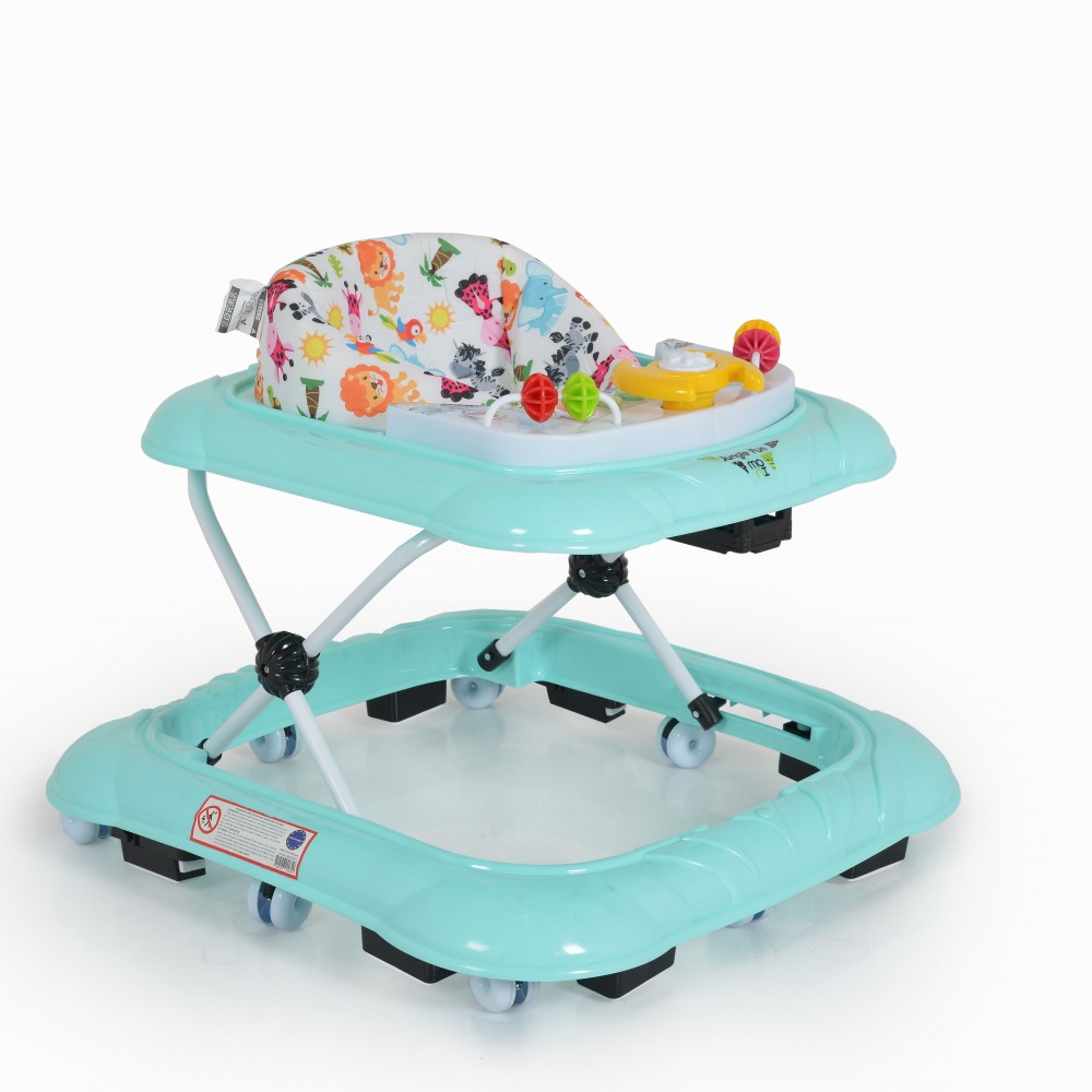 [3800146244309] Marche bébé jungle bleu menthe